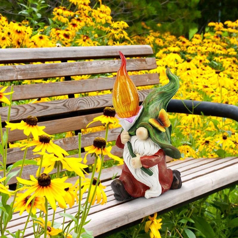 Nain De Jardin  Porteur de Fleur Radieuse